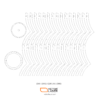 Laser Cut File Lamp Shades Project Template SVG DXF - VLA0520 - Image 4