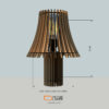 Laser Cut File Lamp Shades Project Template SVG DXF - VLA0620 - Image 3