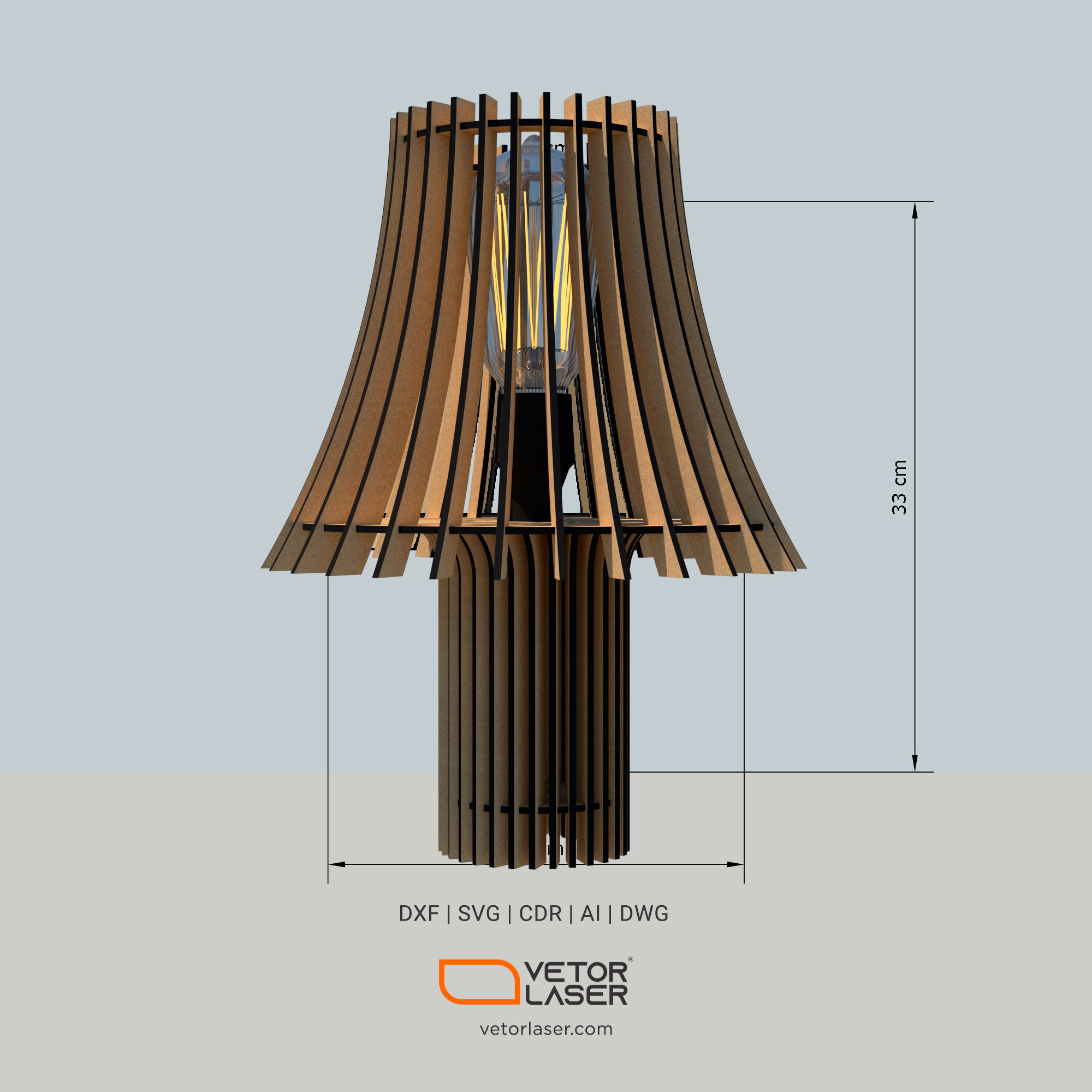 Free Laser Cut Pendant Ceiling Lamp Template Files