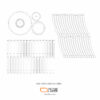 Laser Cut File Lamp Shades Project Template SVG DXF - VLA0620 - Image 4
