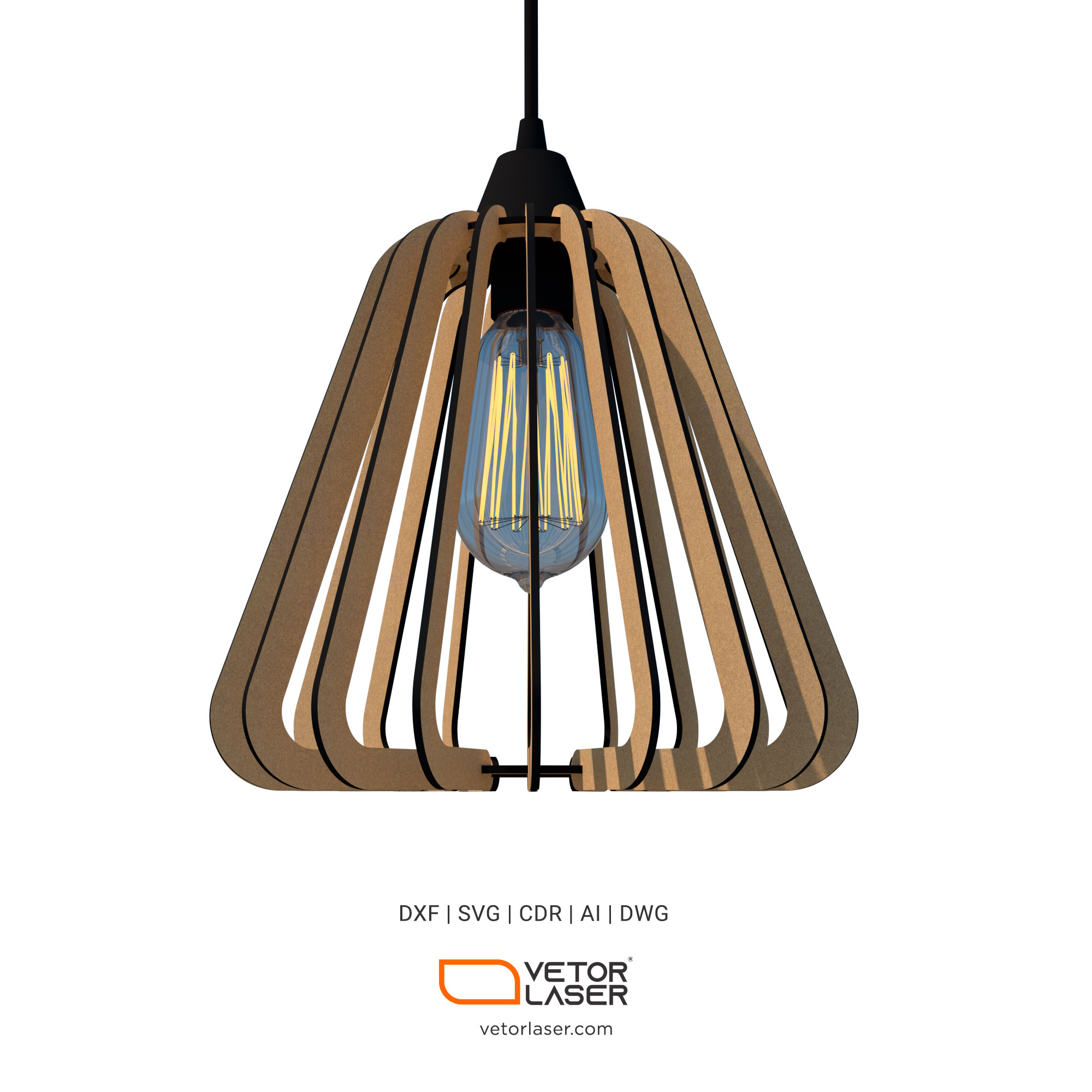 Free Co2 Laser Cutting Files for Wood Pendant Lights