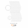 Laser Cut File Lighting Fixtures Project Template SVG DXF - VLP5021LX - Image 5